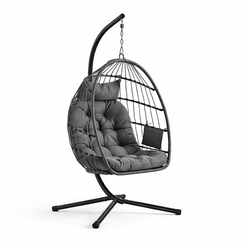 Fauteuil suspendu avec support et coussin – intérieur extérieur | Ibiza