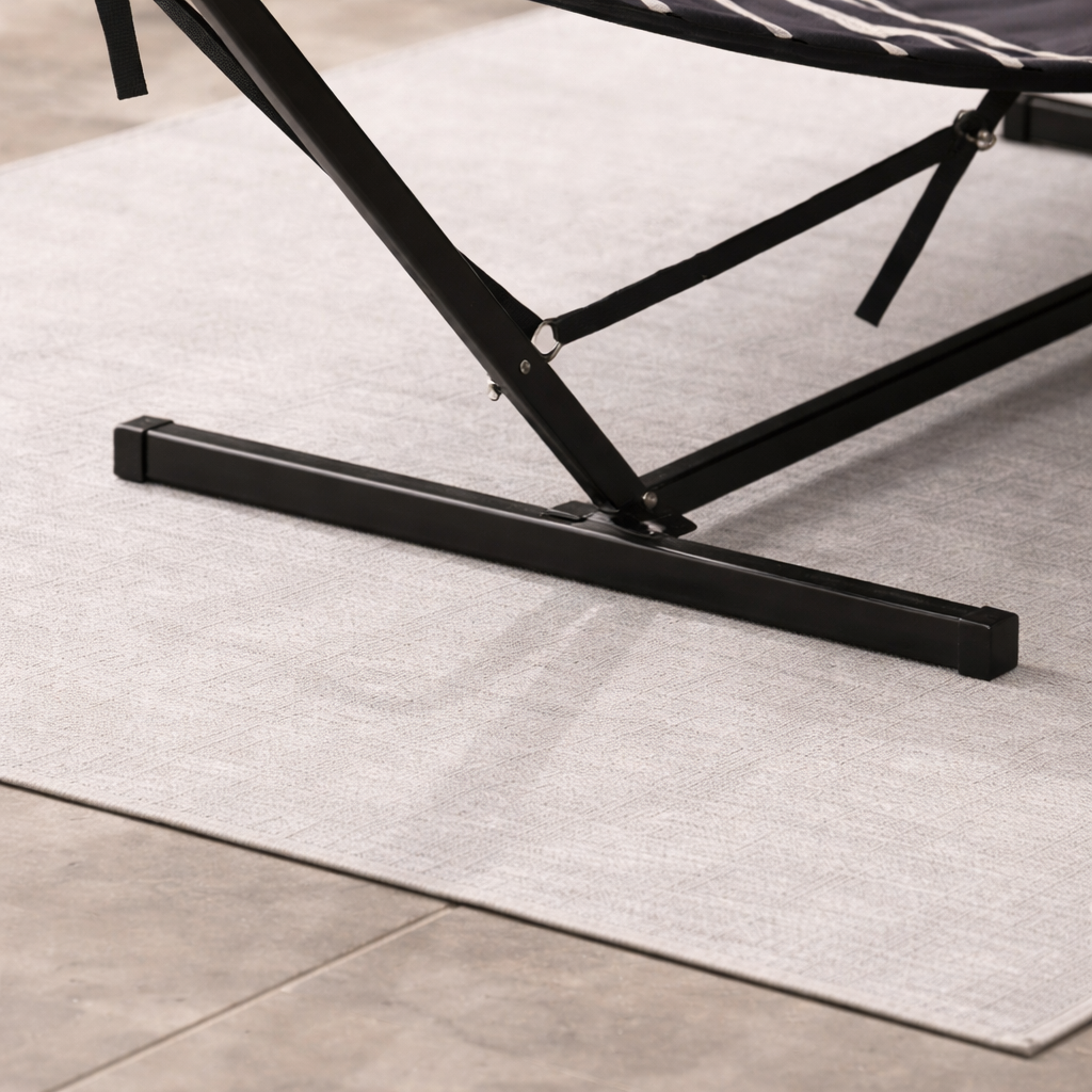 Hamac matelassé 2 places avec support et coussin | Corsica