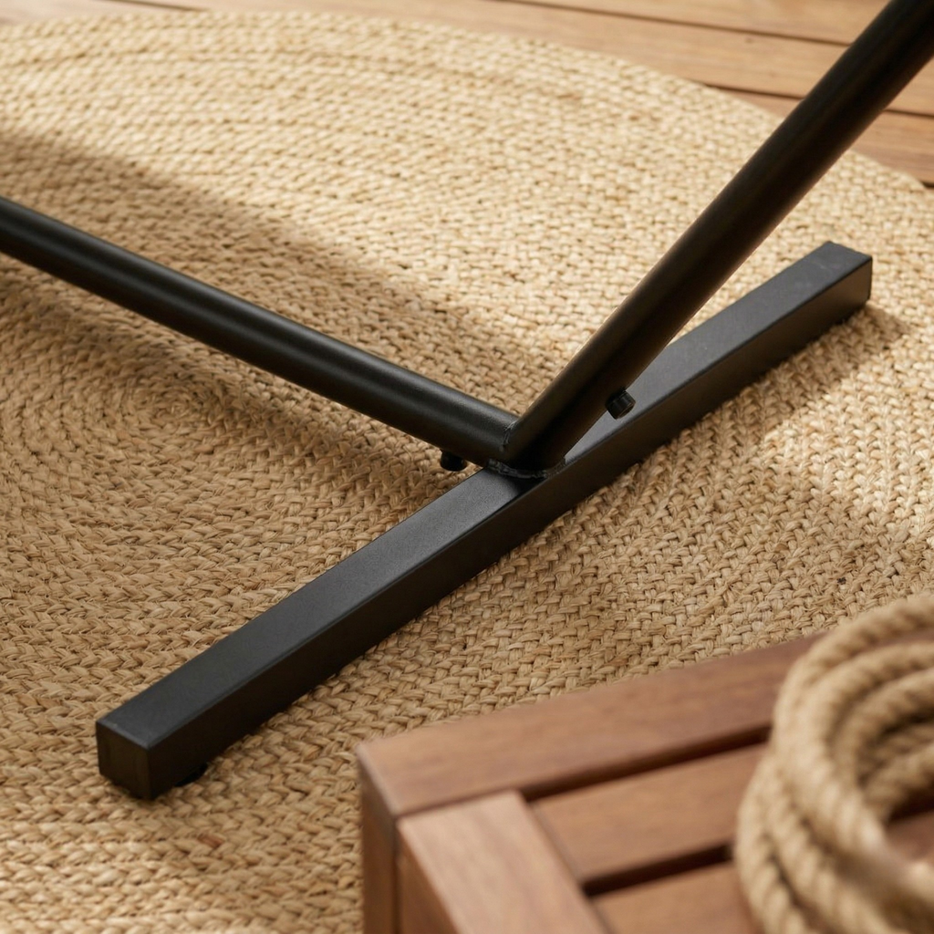 Hamac avec support - 1 place large avec coussin | Toscana